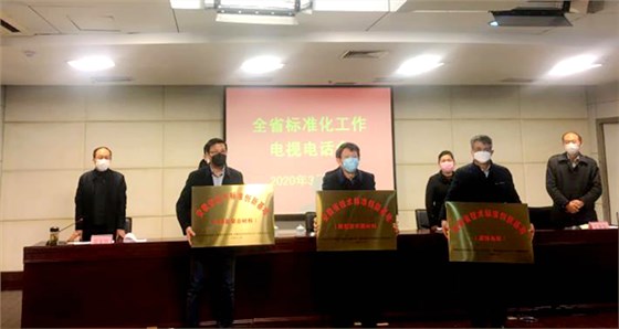 皖南电机获“安徽省技术标准创新基地（安博官方网页版）”标牌